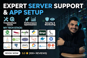 setup apps and troubleshoot issues on your servers
