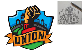 manually vector tracing and recreate logo or image