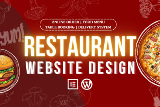 do restaurant website with online ordering system in wordpress