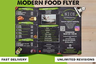 do modern menu design, restaurant menu modern food flyer