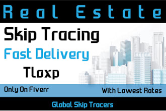 do skip tracing for real estate business