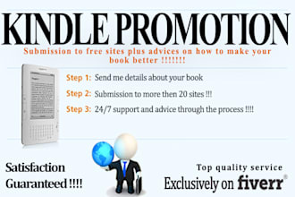 submit Your FREE Kindle Book To 25 Best Kindle Promotion Sites