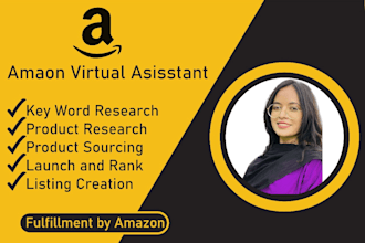 amazon fba virtual assistant,amazon PPC, amazon listing,amazon inventory manage