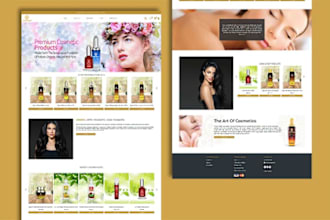 design figma, xd, PSD web template or website mockup
