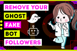 make an engaging account by removing your bot,fake and ghost followers manually