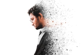 do dispersion, smoke effect, manipulation from photoshop