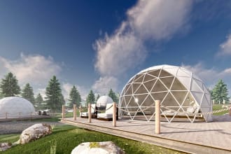 3d rendering architecture and interior design