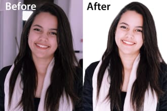 do photo retouching and image editing