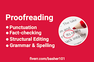 proofread and edit your english texts