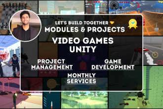 be your full time unity game developer for a project