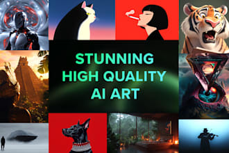make stunning ai art character, scene or anything you need