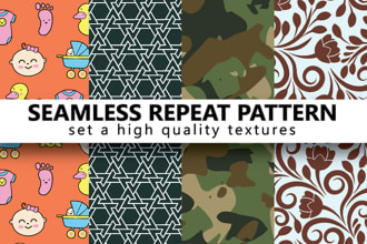 design seamless vector repeat pattern for your textile or anything