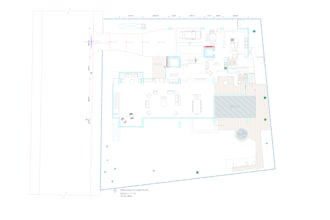 draw floor plan, section, elevation from old blue print