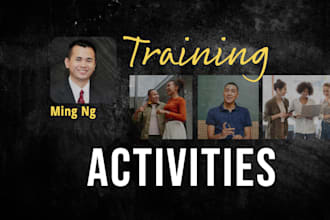 develop training activities for your next course or workshop