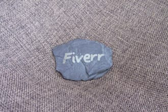 laser engrave your message on a piece of stone