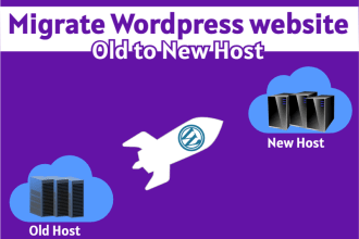 migrate wordpress website to new host, backup, clone