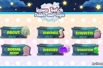 create beautiful panels for your twitch profile