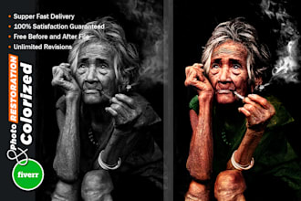 do professionally colorize black and white photo