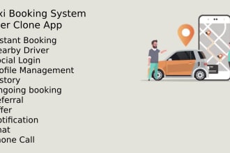 design and develop uber clone app