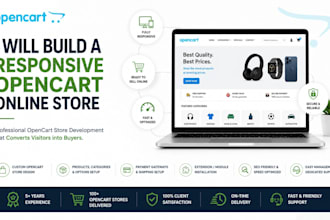 build a responsive opencart online store