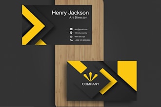 design professional and modern business card