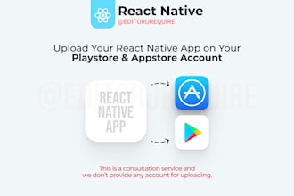 upload your react native app to playstore and appstore