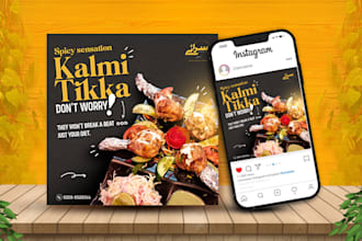 creative instagram post design or social media post design