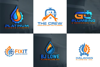 design plumbing heating hvac gas oil air conditioning cleaning logo
