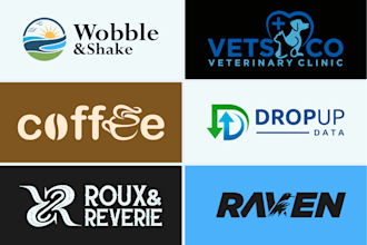 design professional and unique wordmark lettermark typography logo