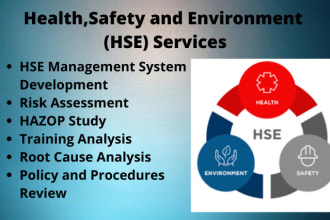 design health and safety plan, procedures, policies and training