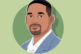 draw avatar portrait cartoon for business, social media