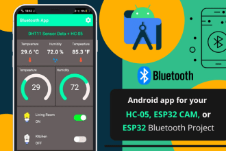 design android app for your arduino hc05 bluetooth project