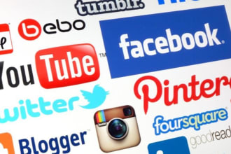 build 350 social media profiles backlink for brand creation