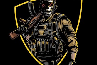 design sports, youtube, twitch gaming logo