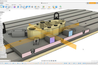 make 3d models for 3d printing  and drawings in fusion 360