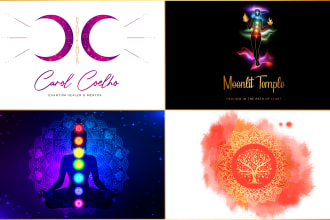 do sacred geometry mystical logo mandala spiritual designs