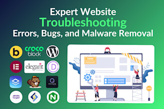 fix your wordpress website errors, bugs and technical issues fast