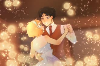 draw your character or fanart in anime style