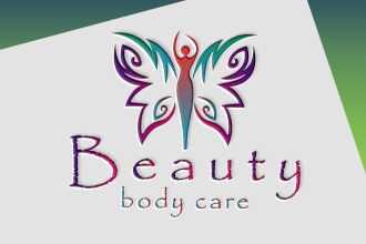 design beauty and body care, cosmetic, hair saloon logo