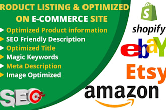 write catchy descriptions for shopify ebay amazon etsy