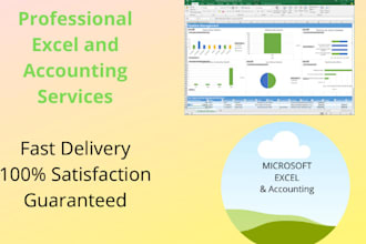 provide services in excel and accounting