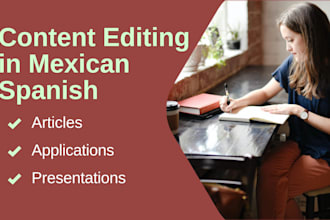 proofread your documents in mexican spanish