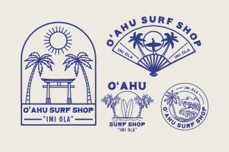 create hand drawn visual identity
