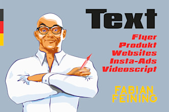 create professional german ad copy and product descriptions
