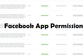 get facebook apps permission