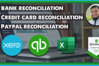 do reconciliation bank, credit card and paypal statement