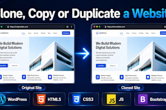 copy, clone or duplicate a website