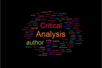write critical analysis,summaries, themes of any text