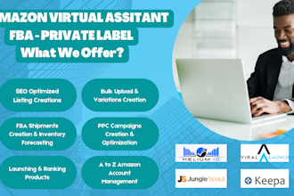 be your expert amazon virtual assistant, amazon account manager