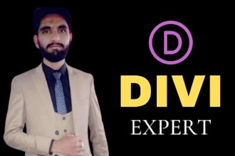 be your divi expert for wordpress divi website using divi builder or divi theme